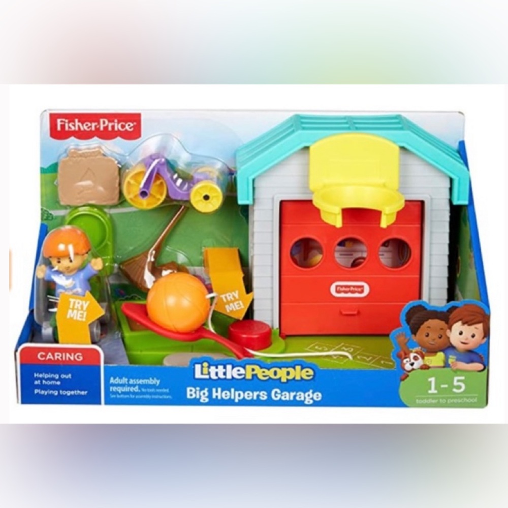 NEW | Fisher-Price Little People Big Helpers Garage